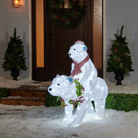 polar bear christmas decor outdoor